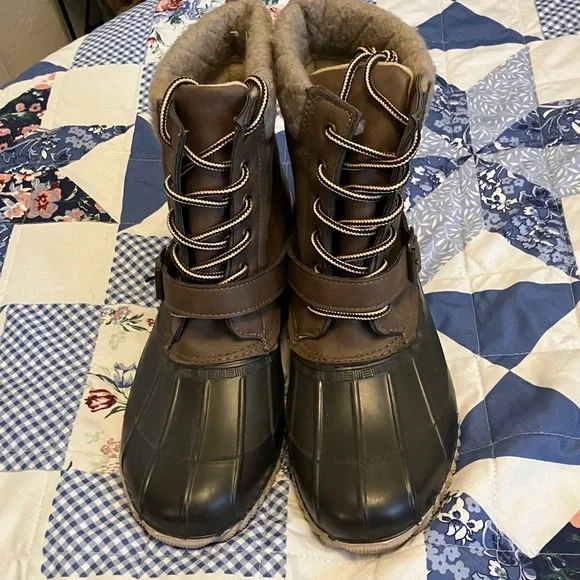 Maurices Brown and Black Ankle Boots - Picture 2 of 6